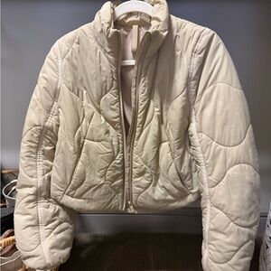 lululemon light insulated quilted jacket cropped